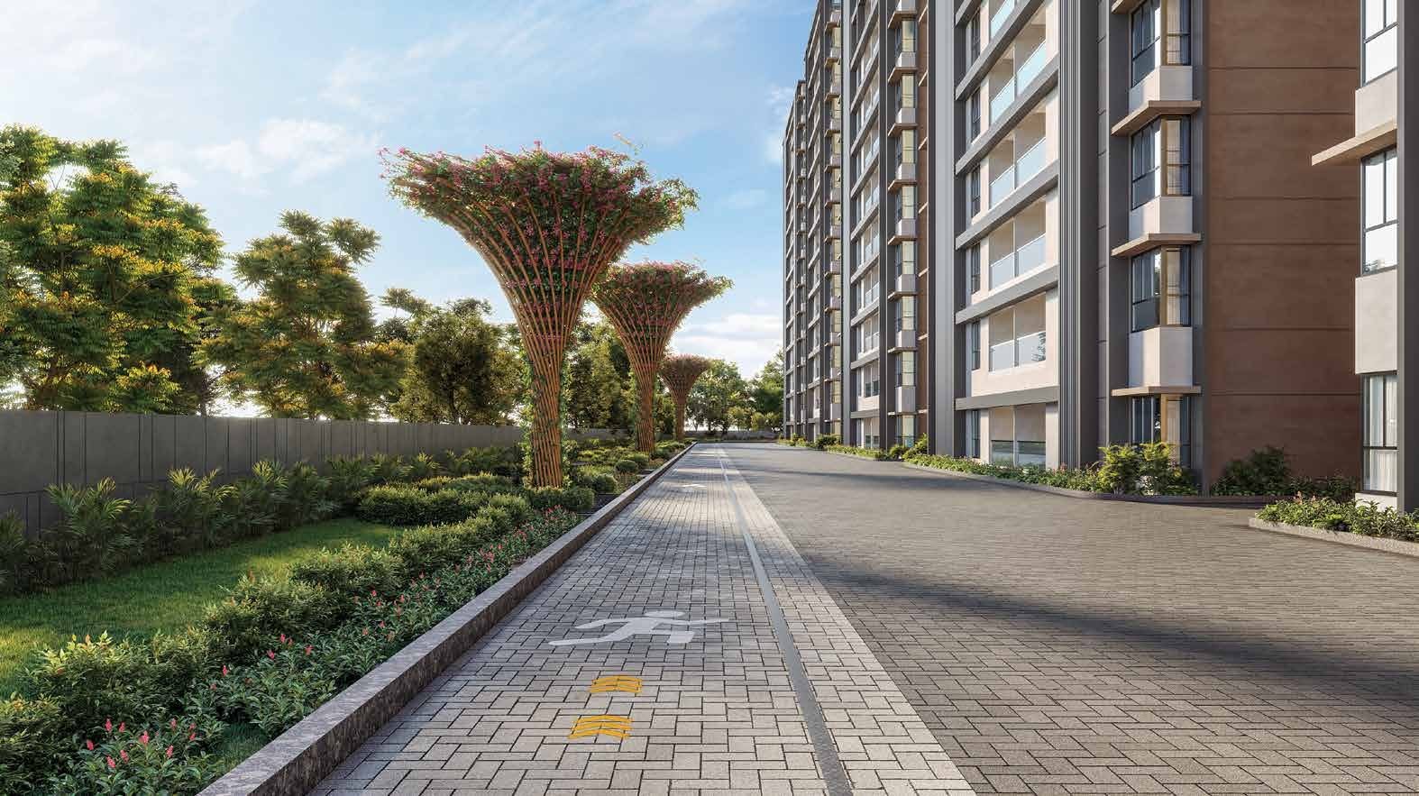 Jogging track, artist's impression