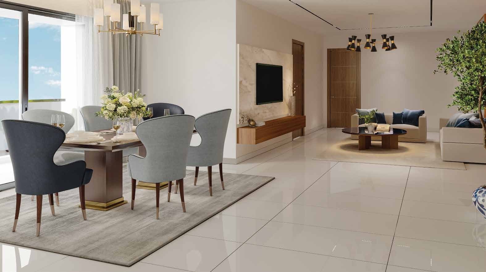Living and dining, artist's impression