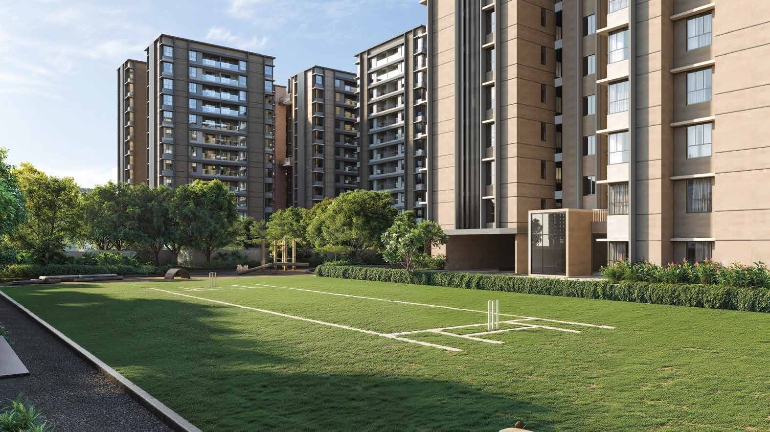Mini cricket ground, artist's impression